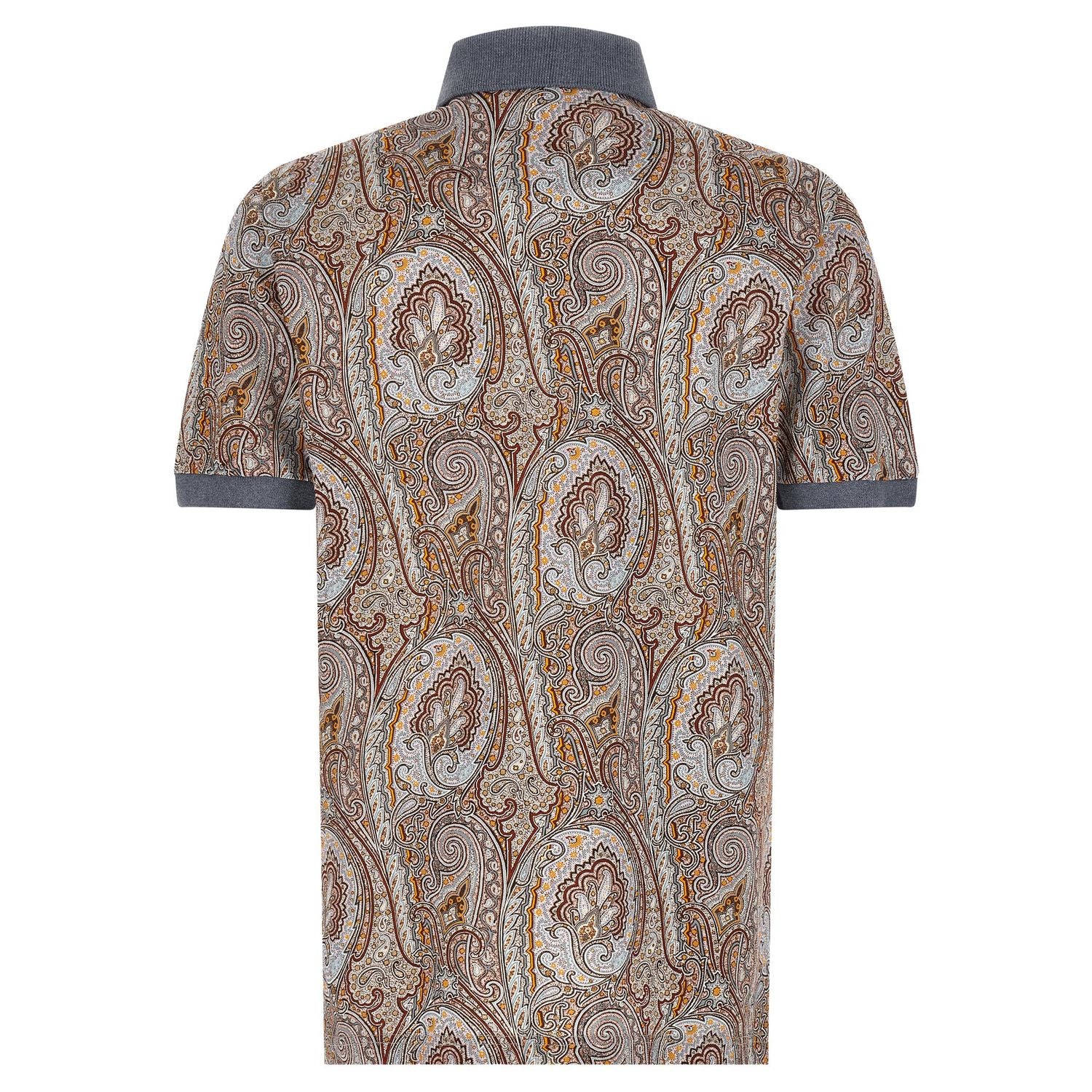 Etro Multicolor Cotton Polo Shirt