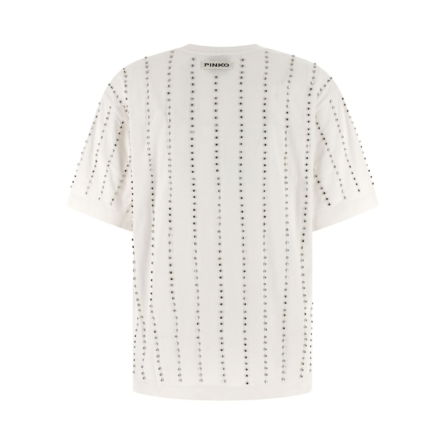 PINKO White Cotton T-Shirt