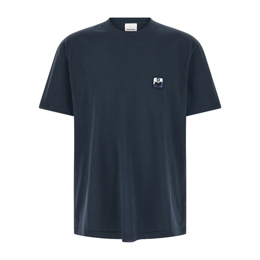 Isabel Marant Blue Cotton T-Shirt