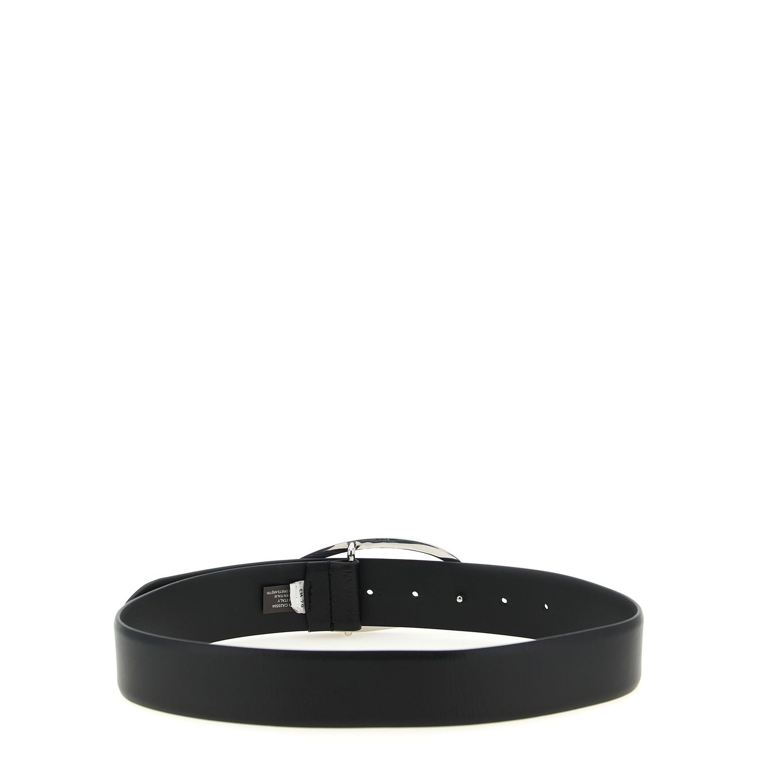 Diesel Black Leather Regular Belt