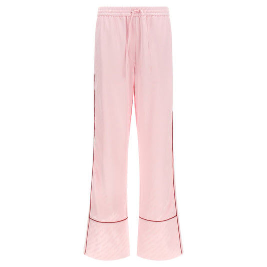 Off-White Multicolor Viscose Casual Pants