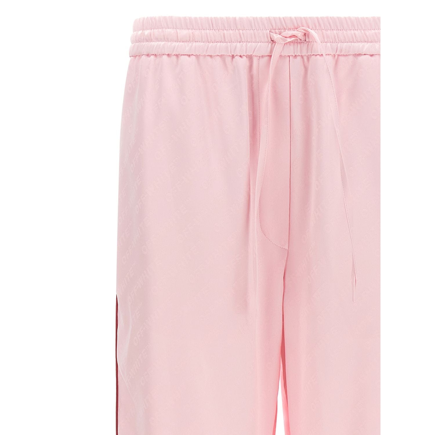 Off-White Multicolor Viscose Casual Pants