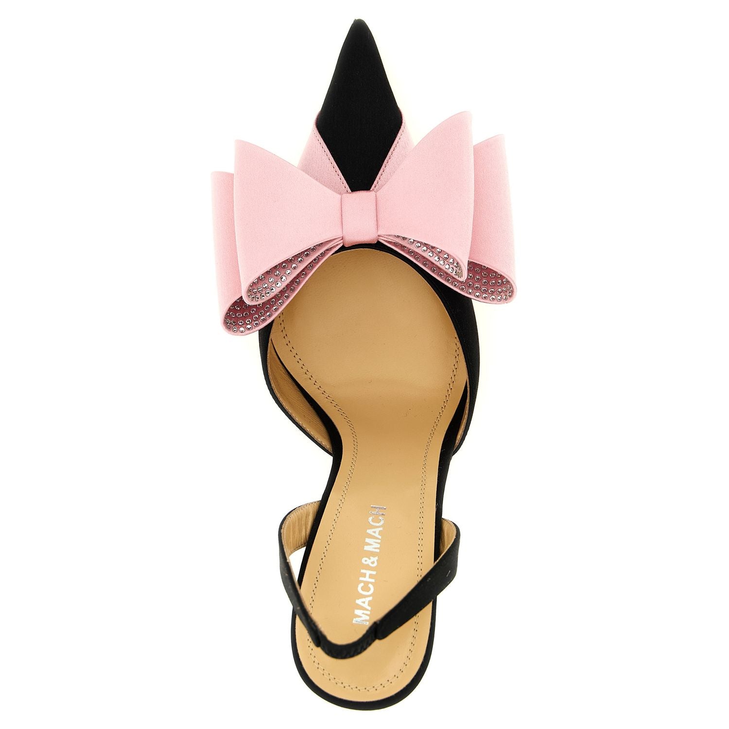 MACH & MACH Multicolor Satin High Heel Pumps