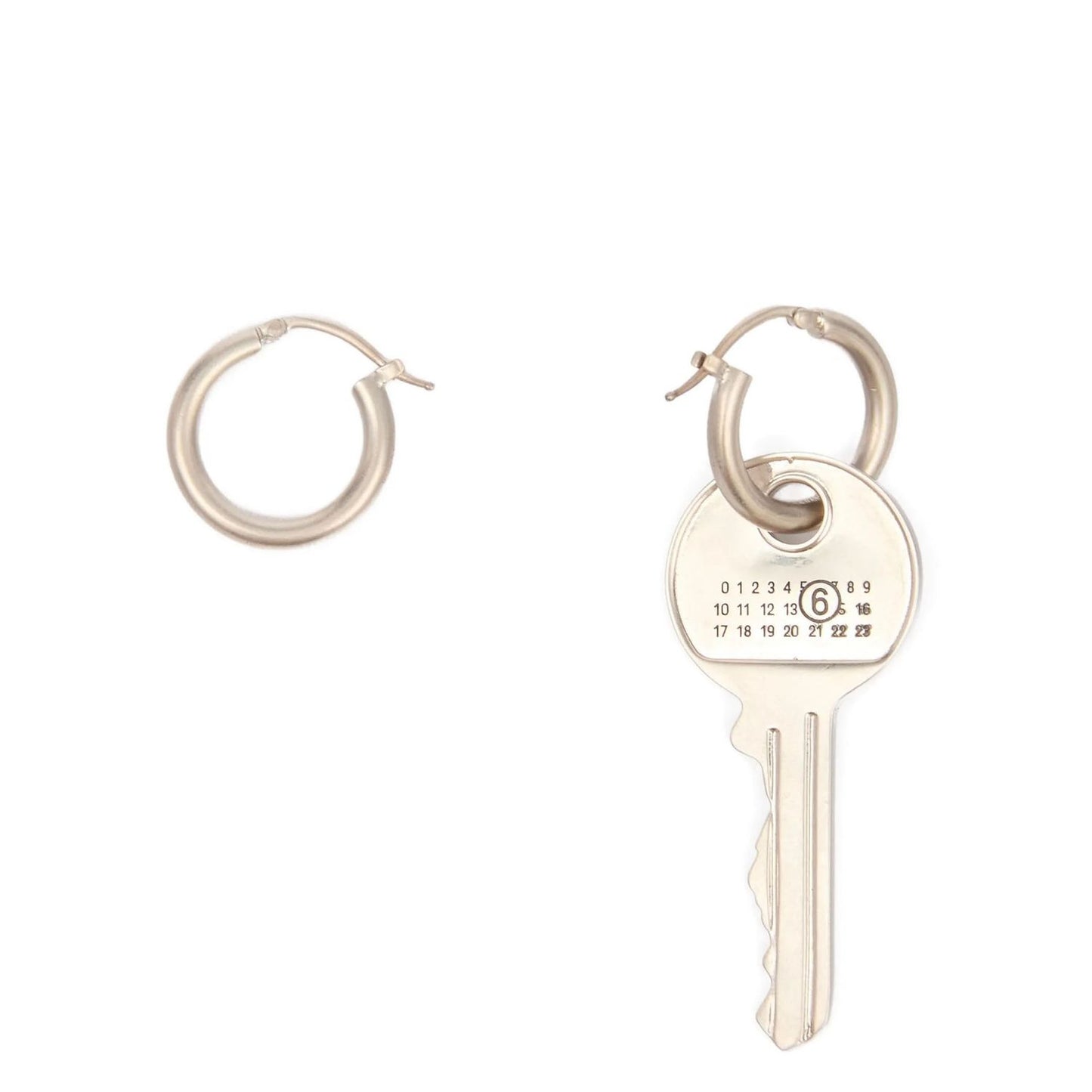 MM6 Maison Margiela Silver Brass Earrings