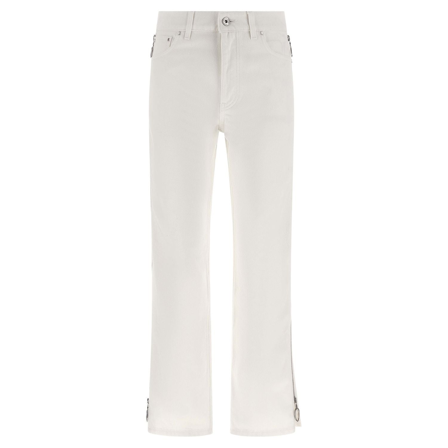 Paco Rabanne White Cotton Jeans Denim