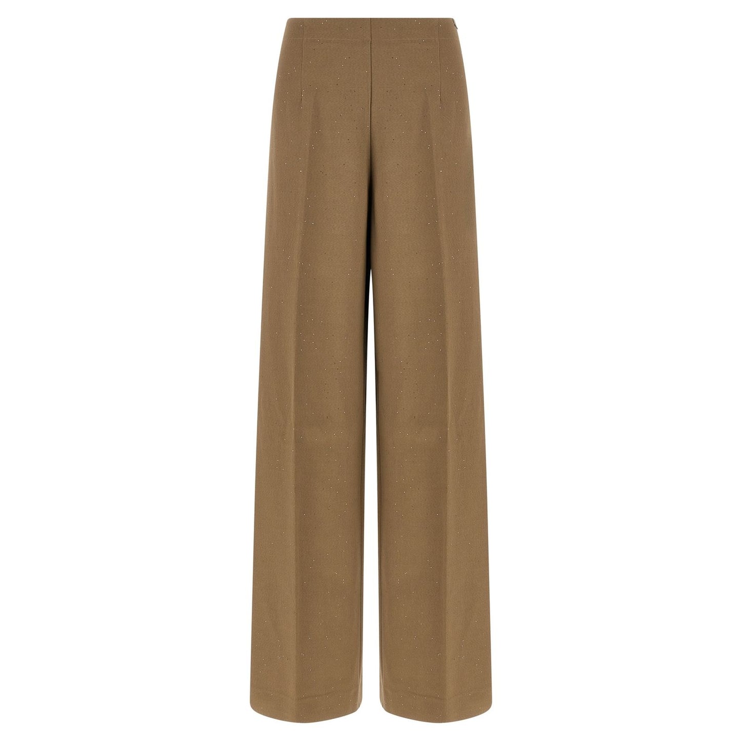 Herno Brown Viscose Casual Pants