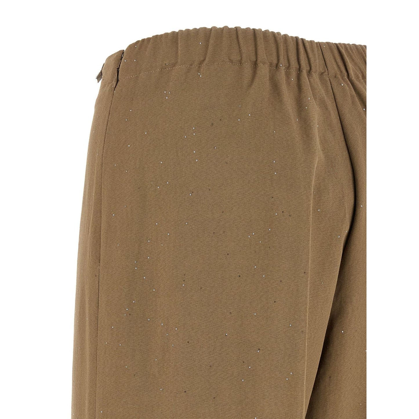 Herno Brown Viscose Casual Pants