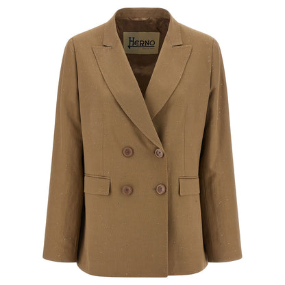 Herno Beige Viscose Blazer