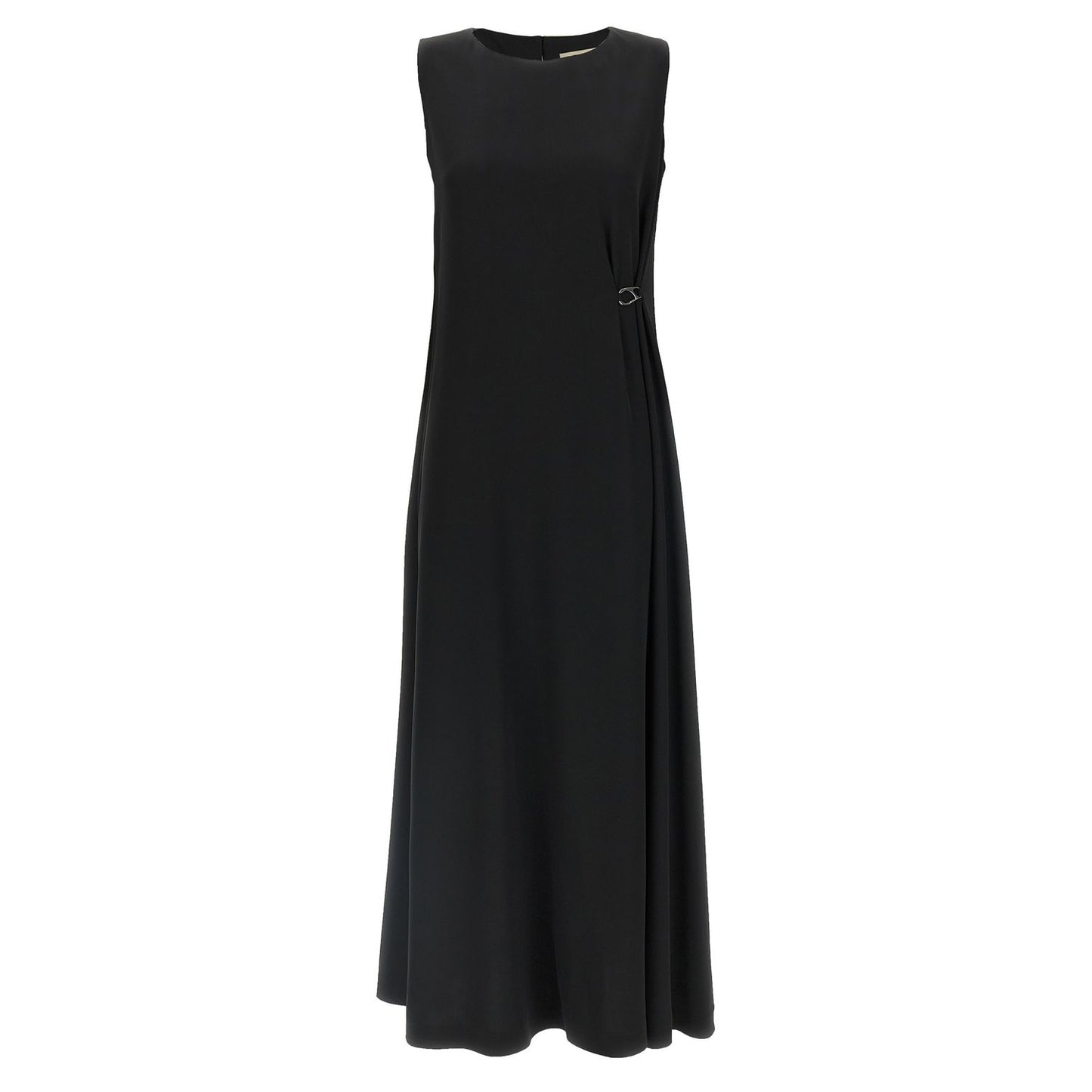 Herno Black Polyester Long Dress