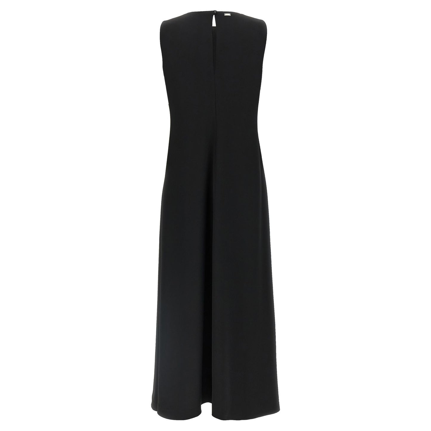 Herno Black Polyester Long Dress