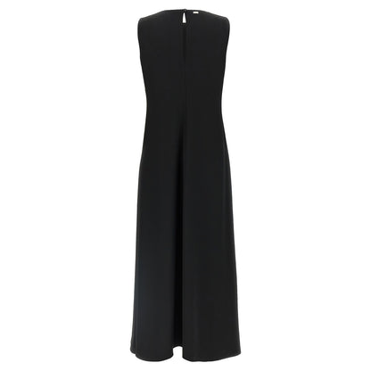 Herno Black Polyester Long Dress