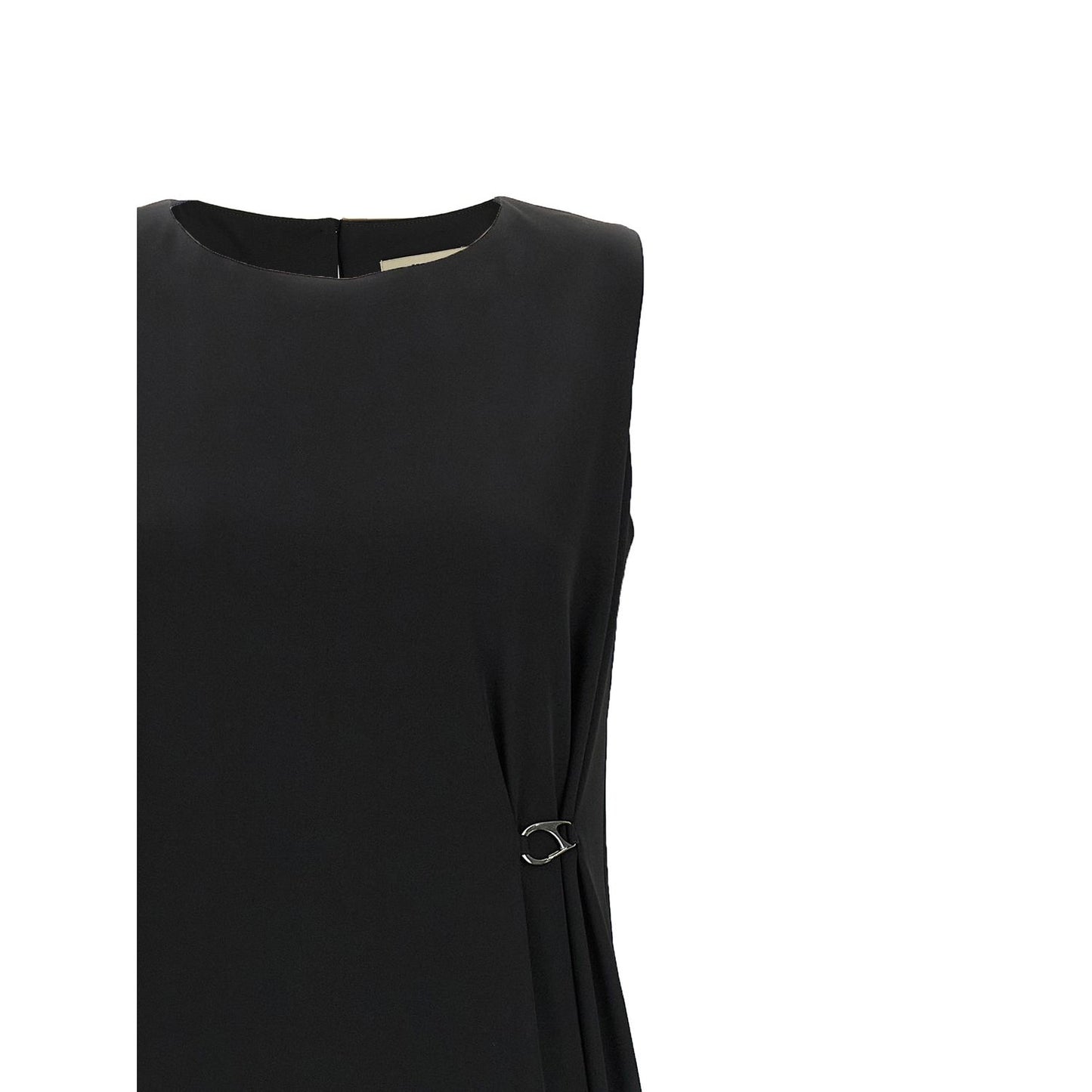 Herno Black Polyester Long Dress