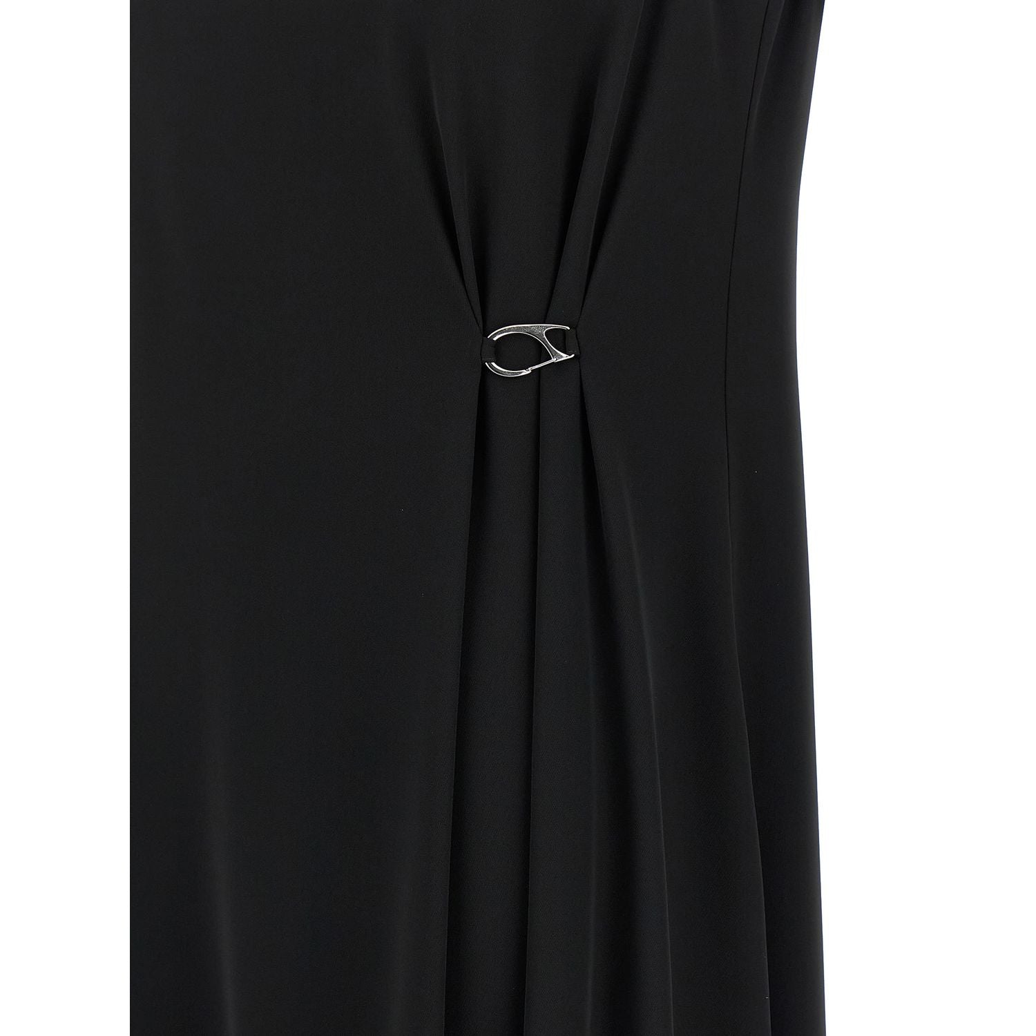 Herno Black Polyester Long Dress