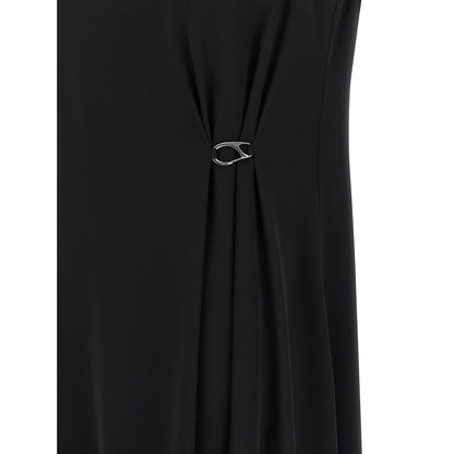 Herno Black Polyester Long Dress