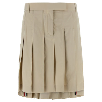Thom Browne Beige Cotton Long Skirt