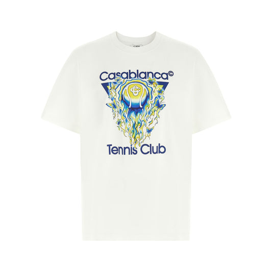 Casablanca White Organic Cotton T-Shirt