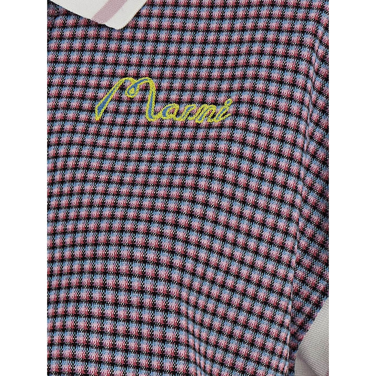 Marni Multicolor Viscose Polo Shirt