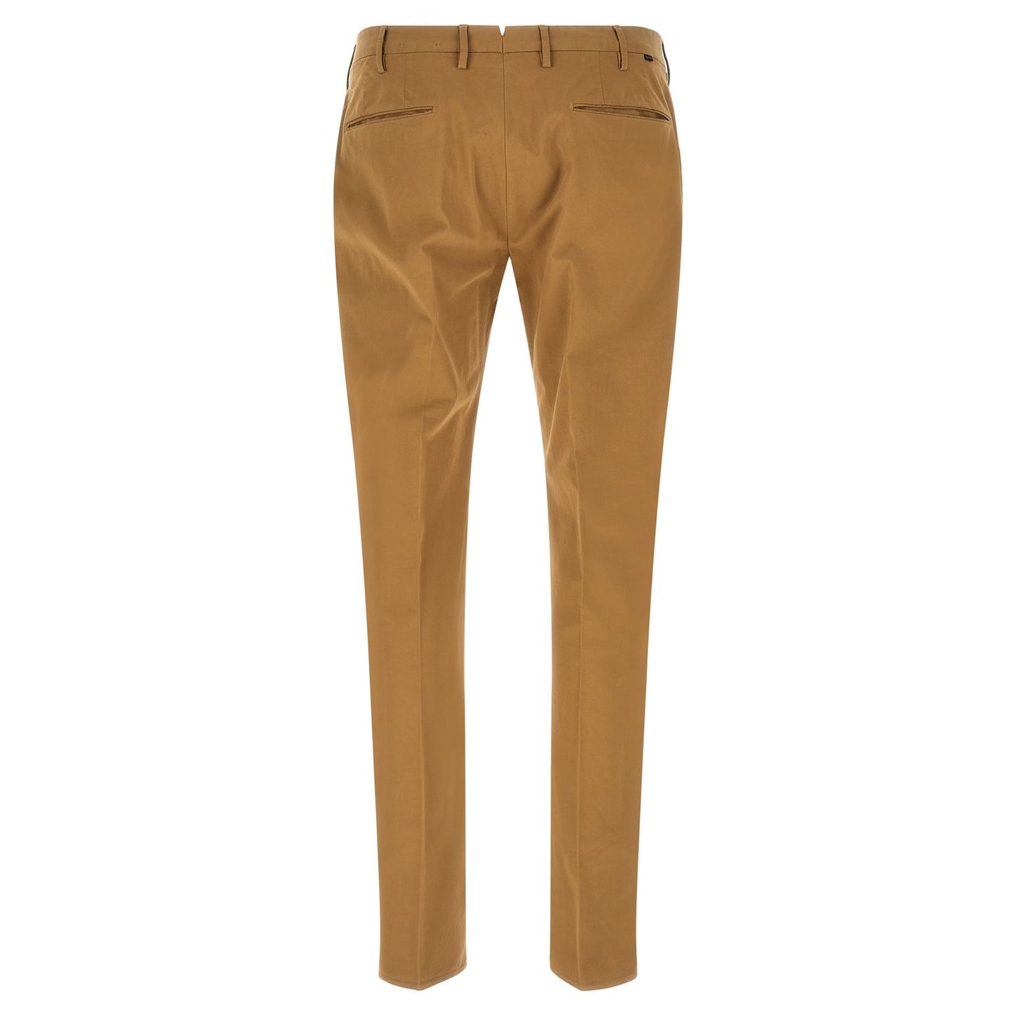 Incotex Brown Cotton Casual Pants
