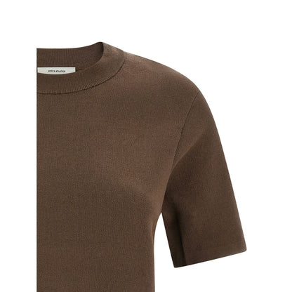 Entire Studios Brown Cotton T-Shirt
