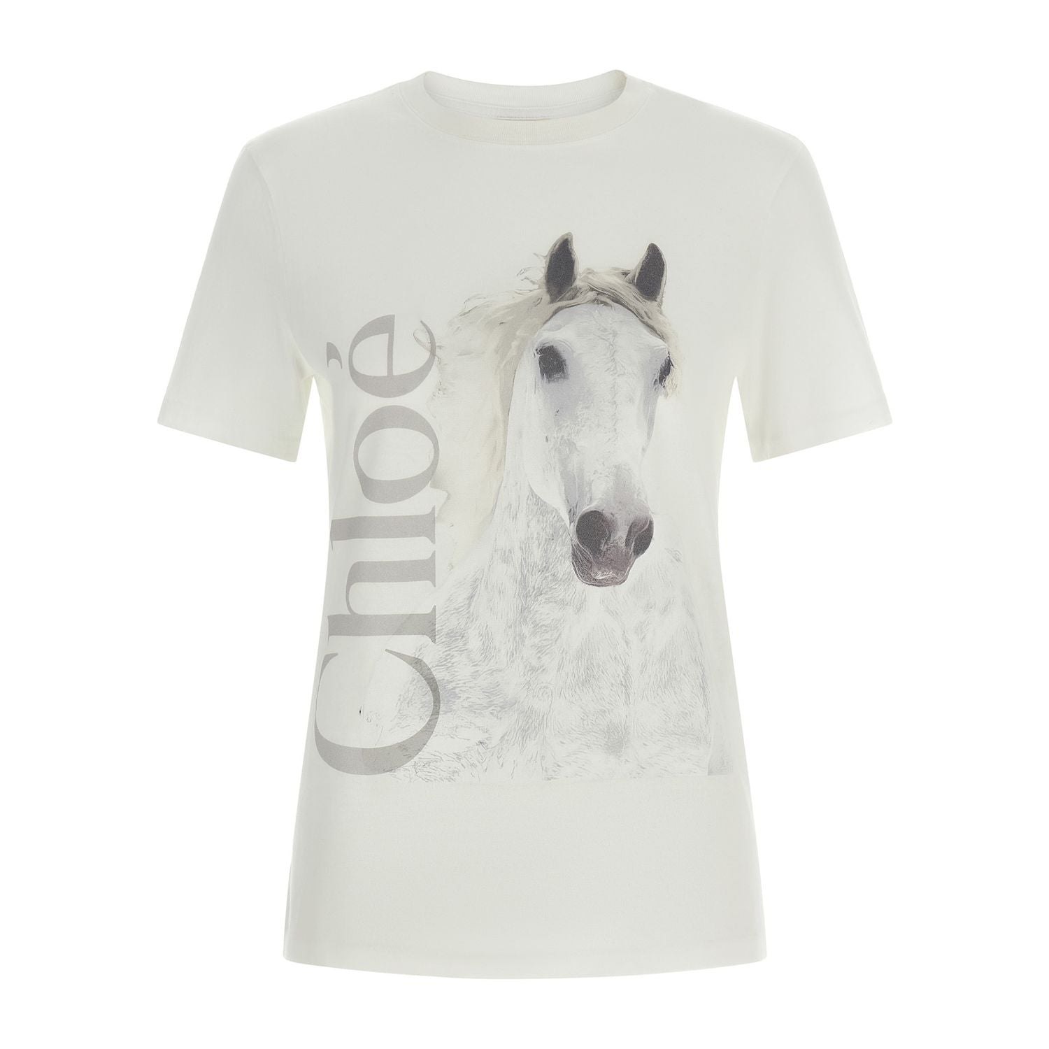 Chloé White Cotton T-Shirt