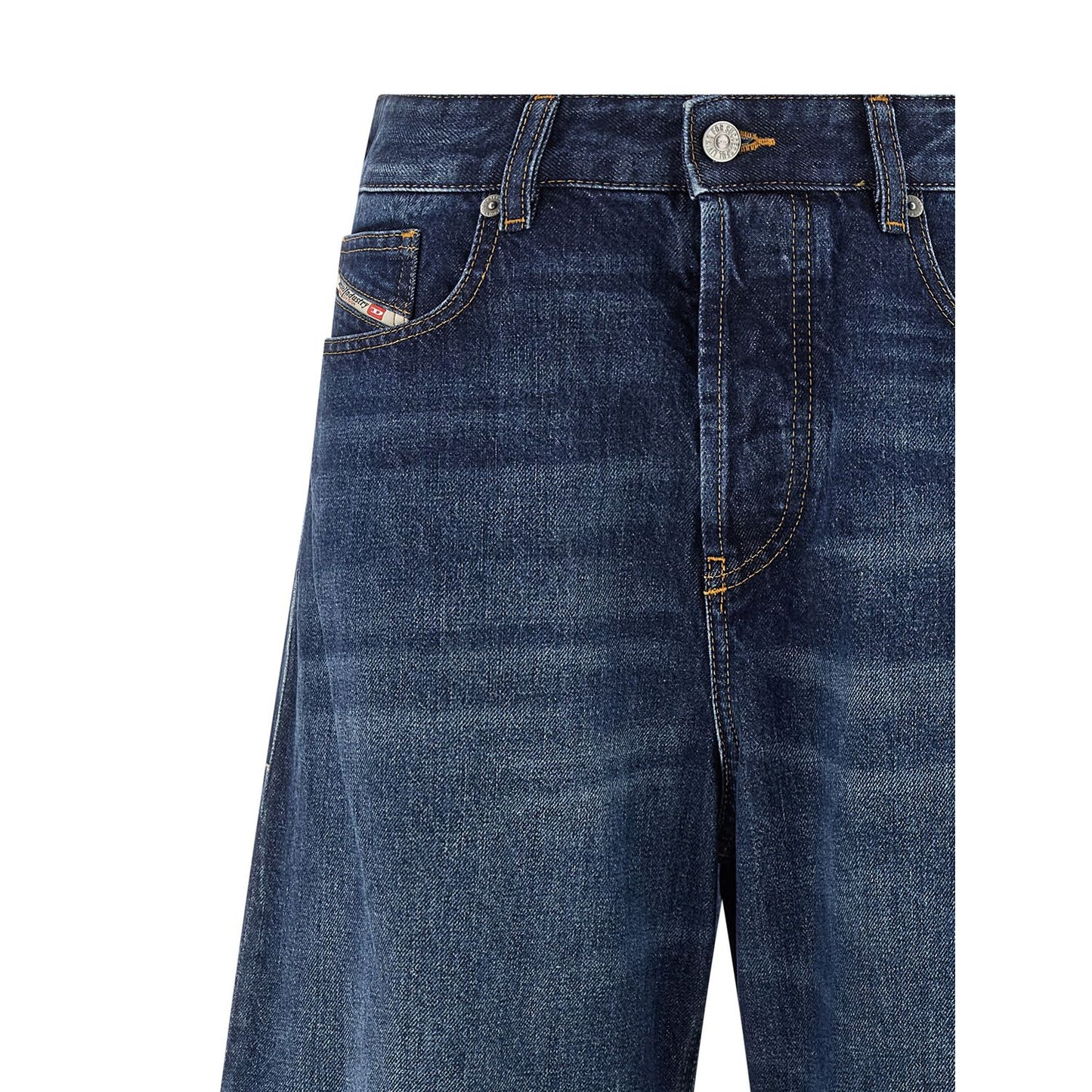Diesel Blue Cotton Jeans Denim