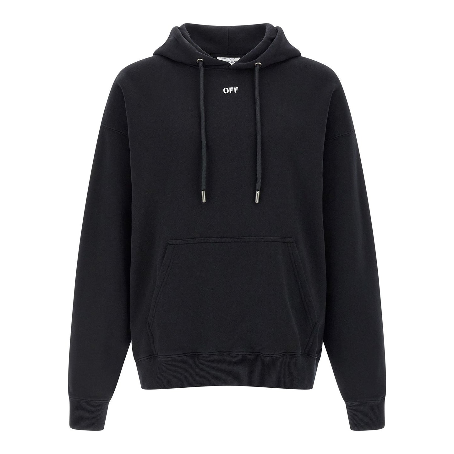 Off-White Black Cotton Sweatshirt