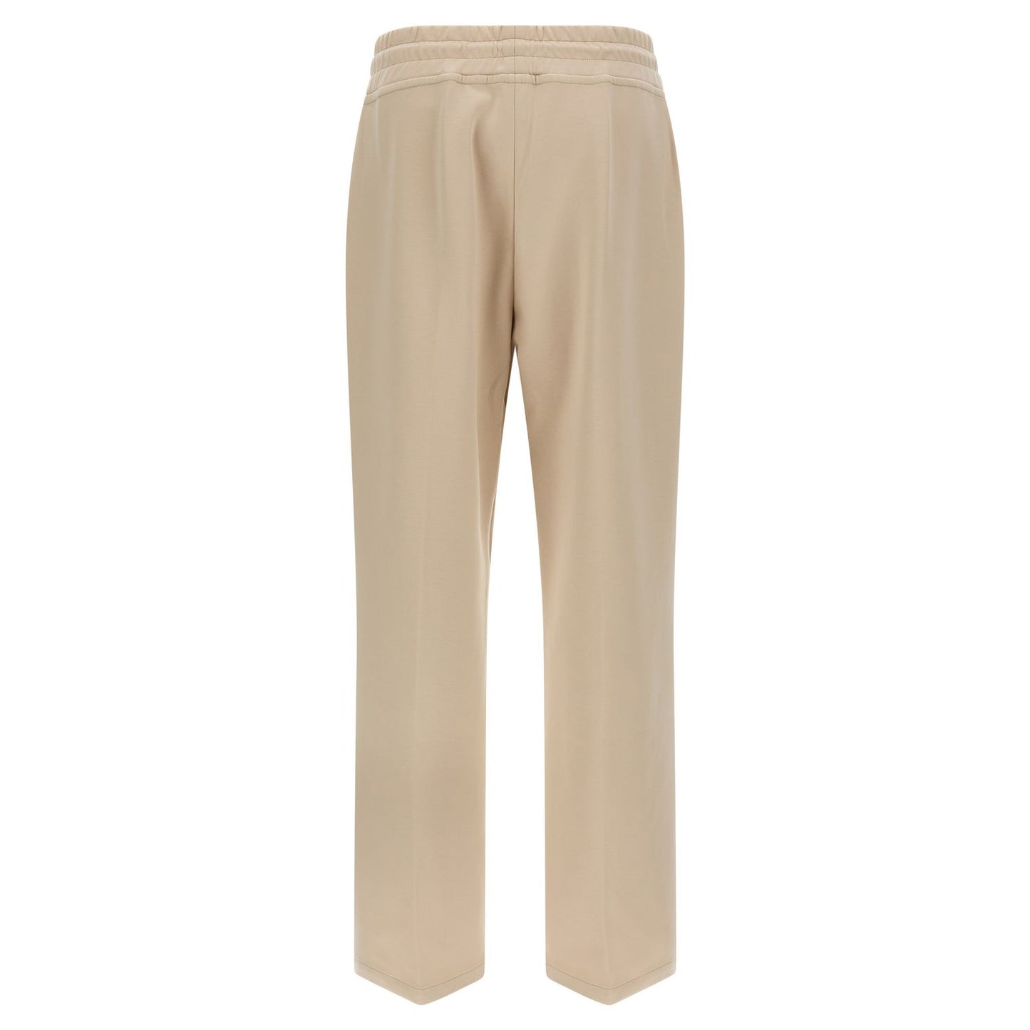 MooRER Beige Cotton Joggers (Workout Pants)