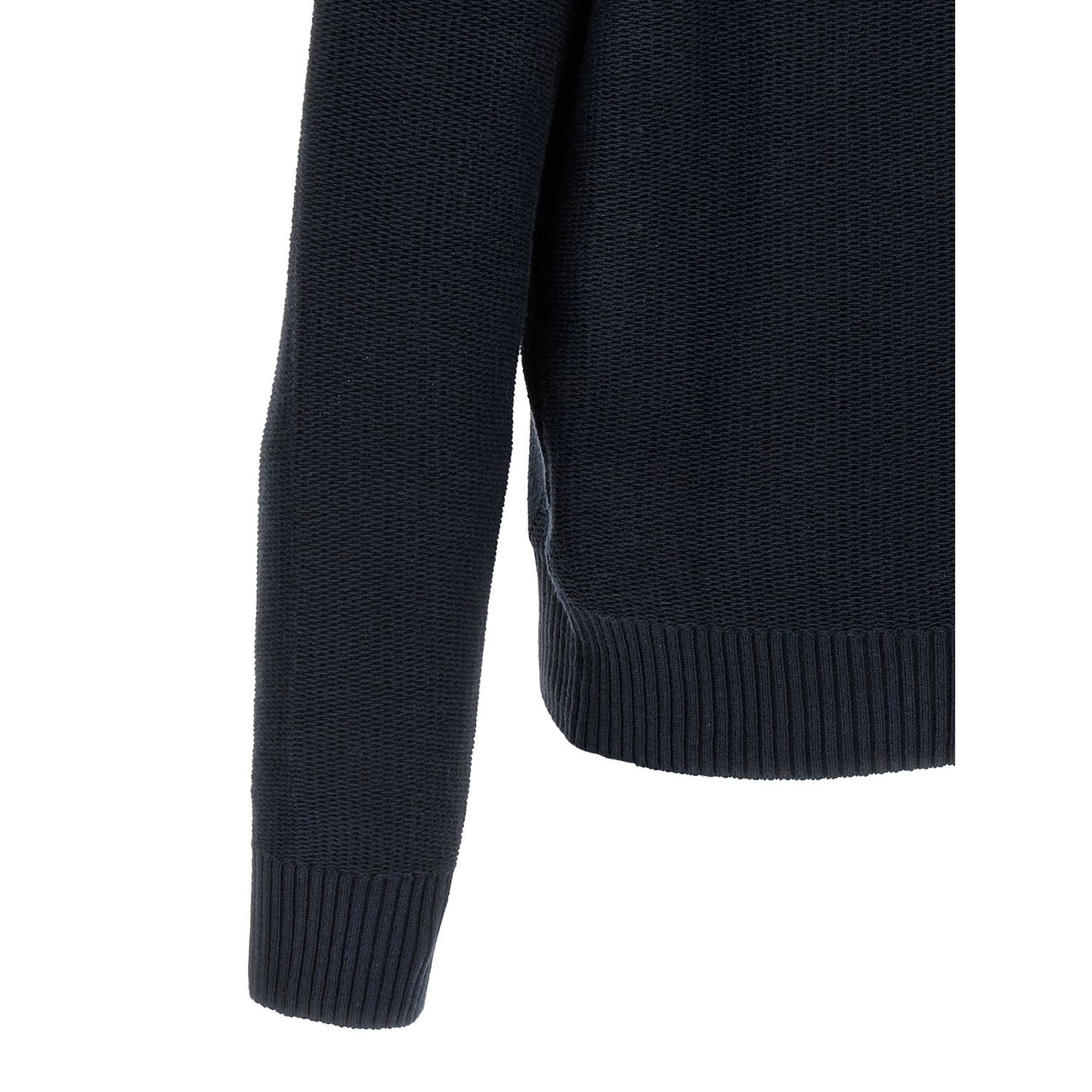 Ballantyne Blue Cotton Cardigan