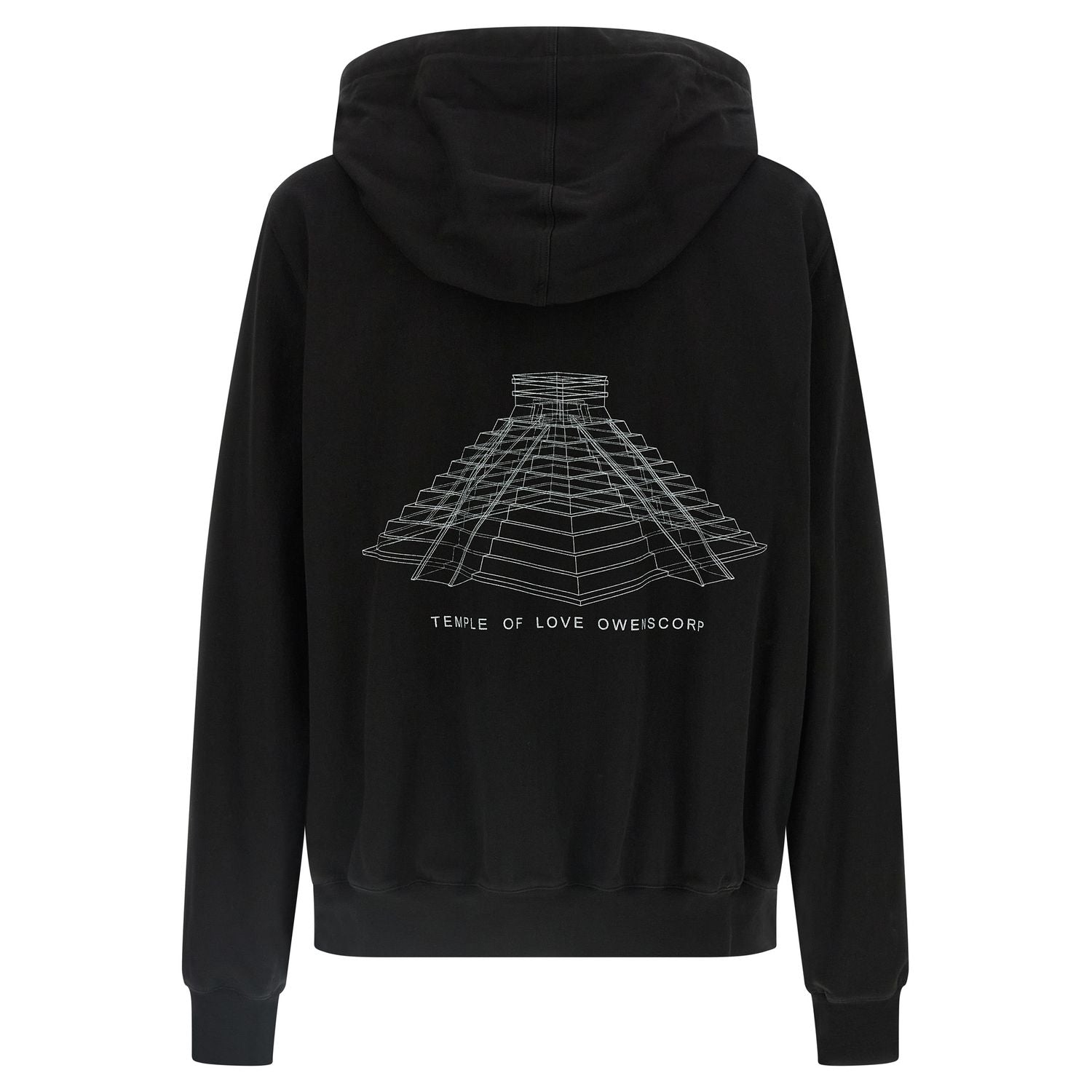 Rick Owens Black Cotton Sweatshirt