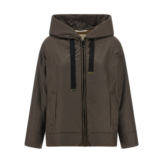 Max Mara Brown Polyester Shell Jacket