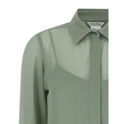 Max Mara Bicolor Silk Blouse
