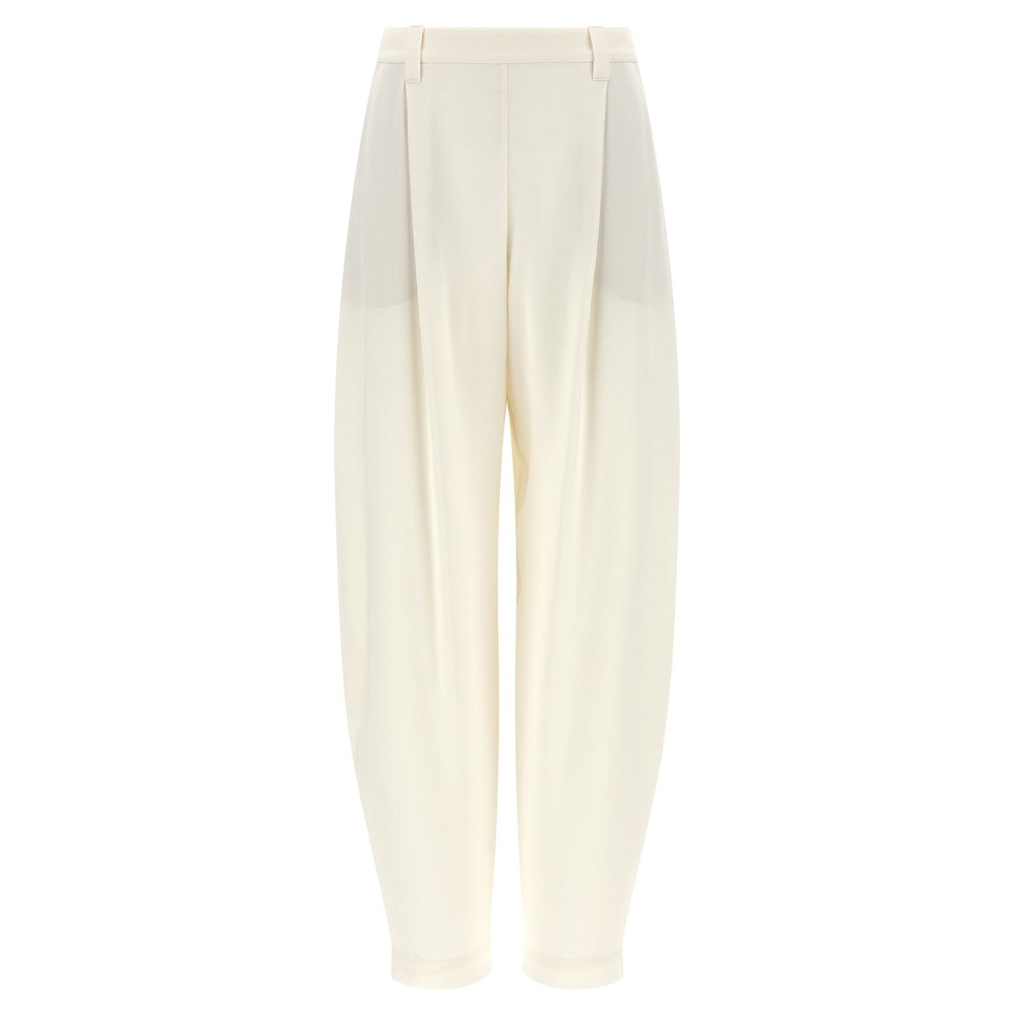 Brunello Cucinelli Beige Viscose Casual Pants