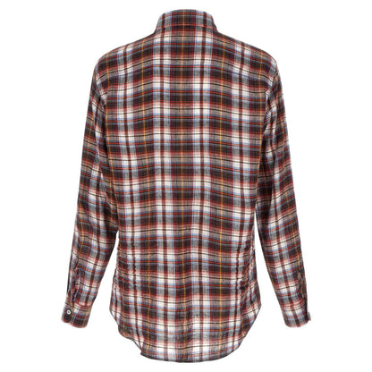 Dsquared² Red Linen Blouse