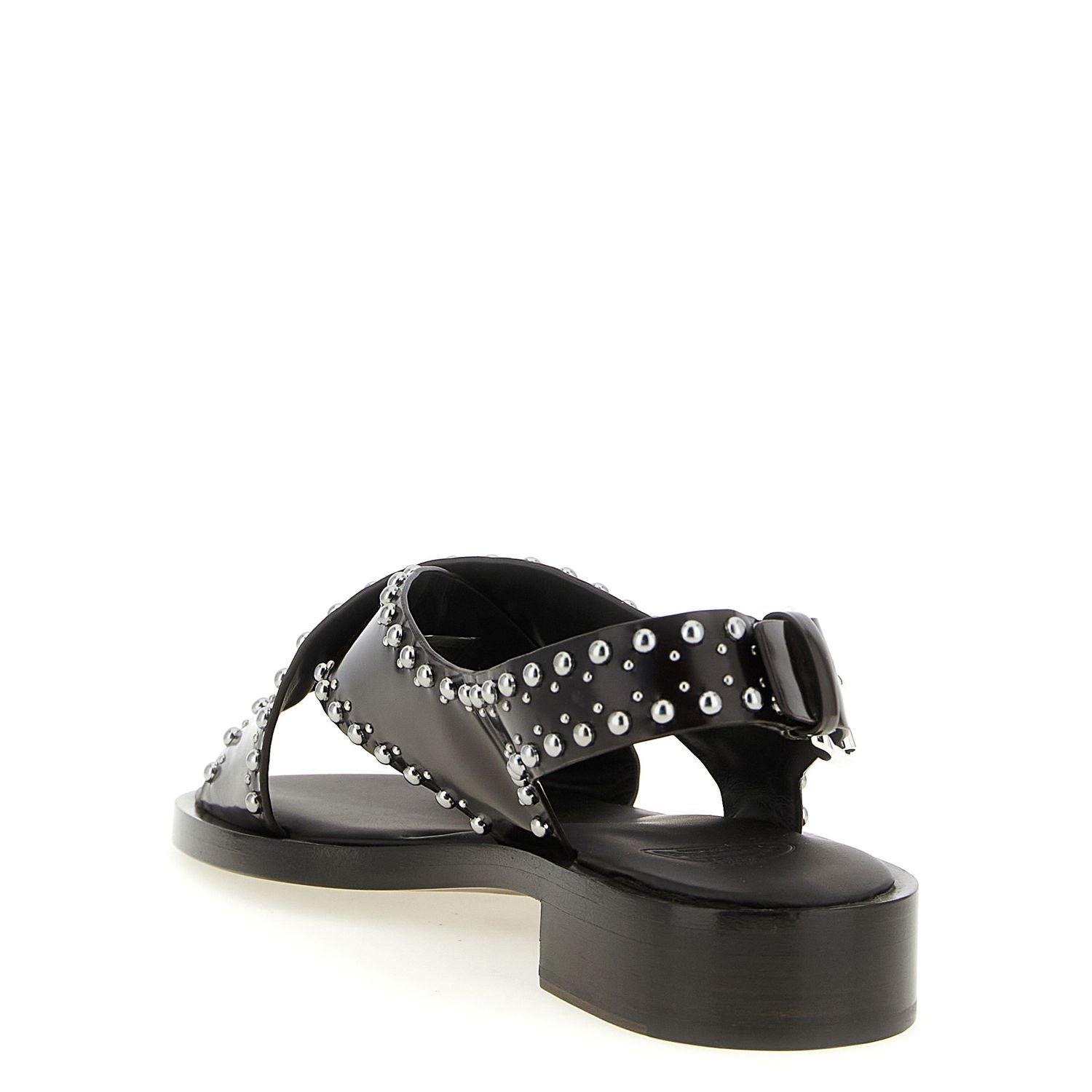 Church's Brown Calfskin Flat Sandals