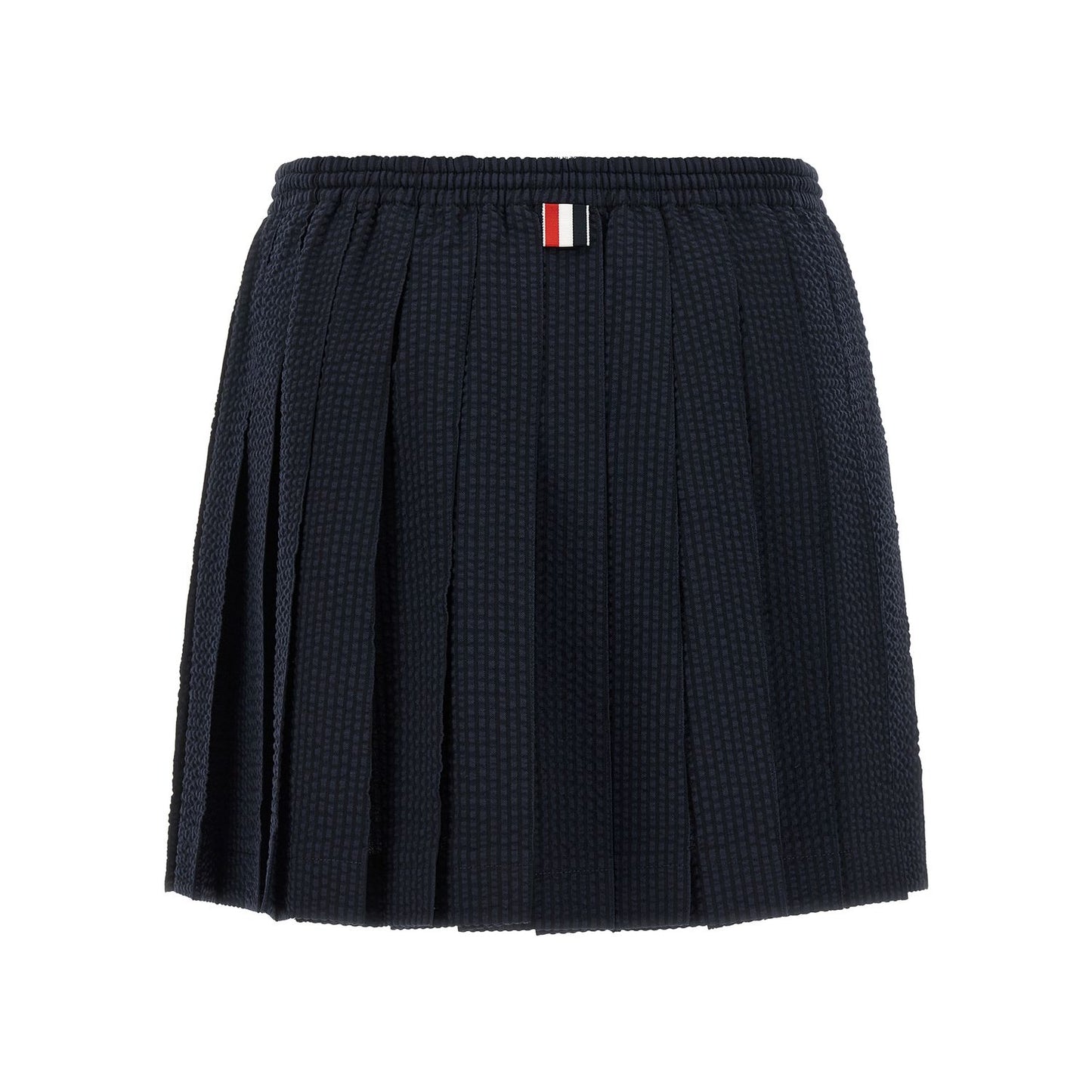 Thom Browne Blue Wool Long Skirt