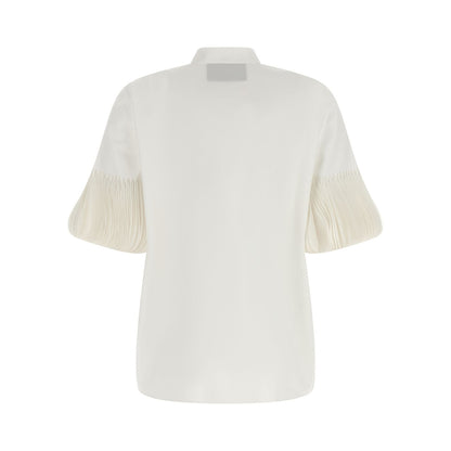 Valentino Garavani White Cotton Blouse