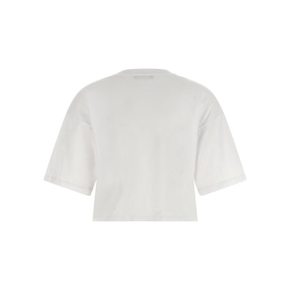 Balmain White Cotton T-Shirt