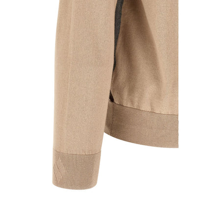 Ballantyne Beige Cotton Cardigan
