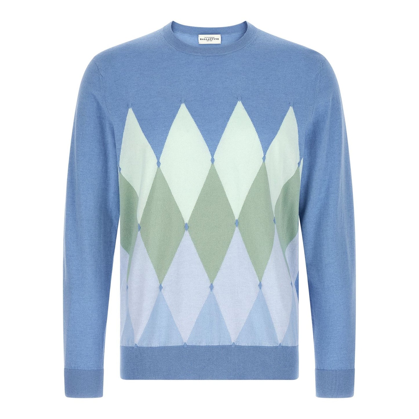 Ballantyne Blue Cotton Cardigan