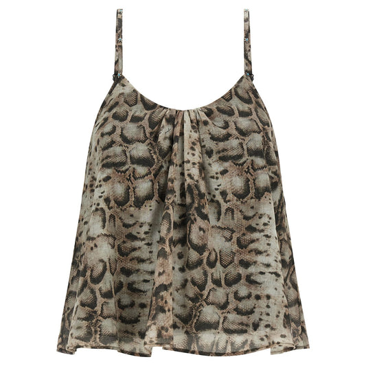 PINKO Gray Cotton Blouse