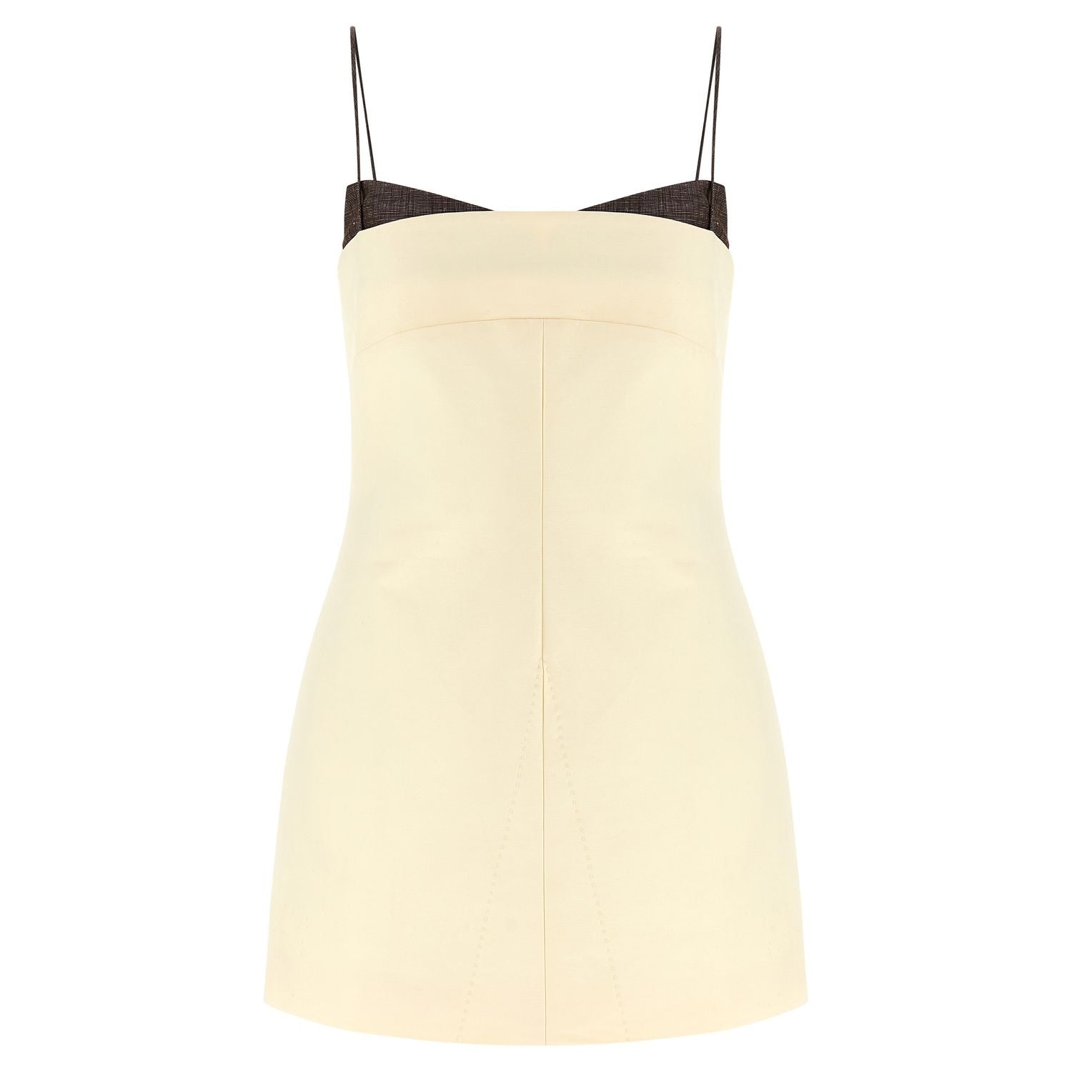 Entire Studios Beige Cotton Short Dress