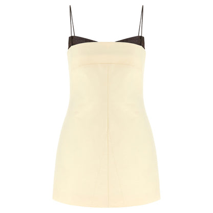 Entire Studios Beige Cotton Short Dress
