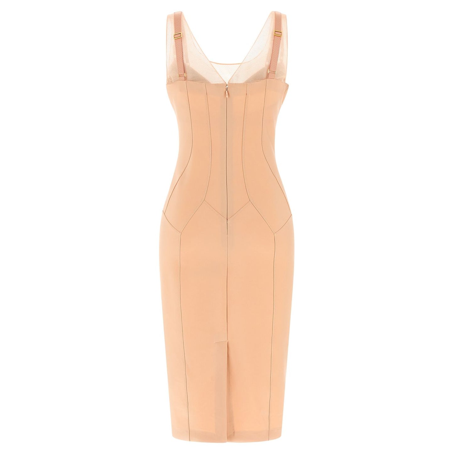 Elisabetta Franchi Multicolor Polyamide Midi Dress