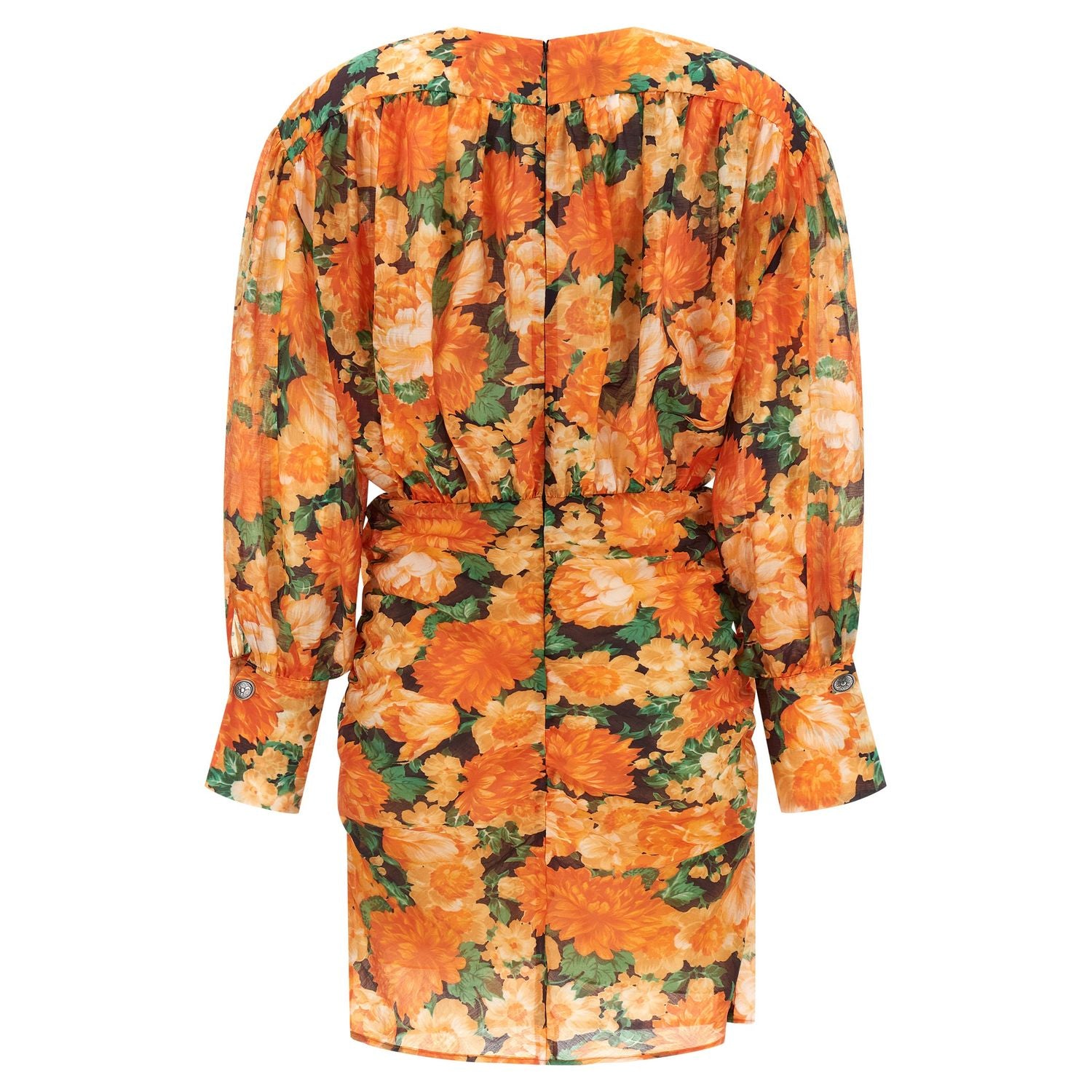 PINKO Orange Lyocell Short Dress