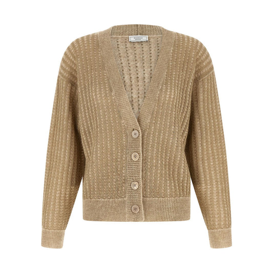 Peserico Beige Viscose Cardigan
