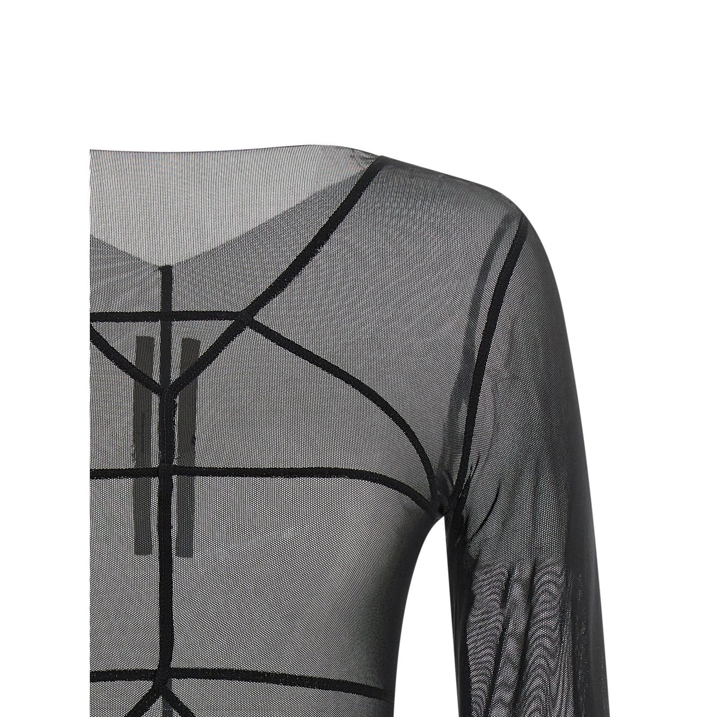 Rick Owens Black Nylon Cardigan