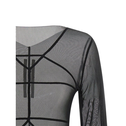 Rick Owens Black Nylon Cardigan