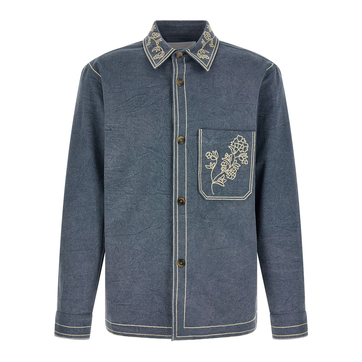 Isabel Marant Blue Cotton Blouse