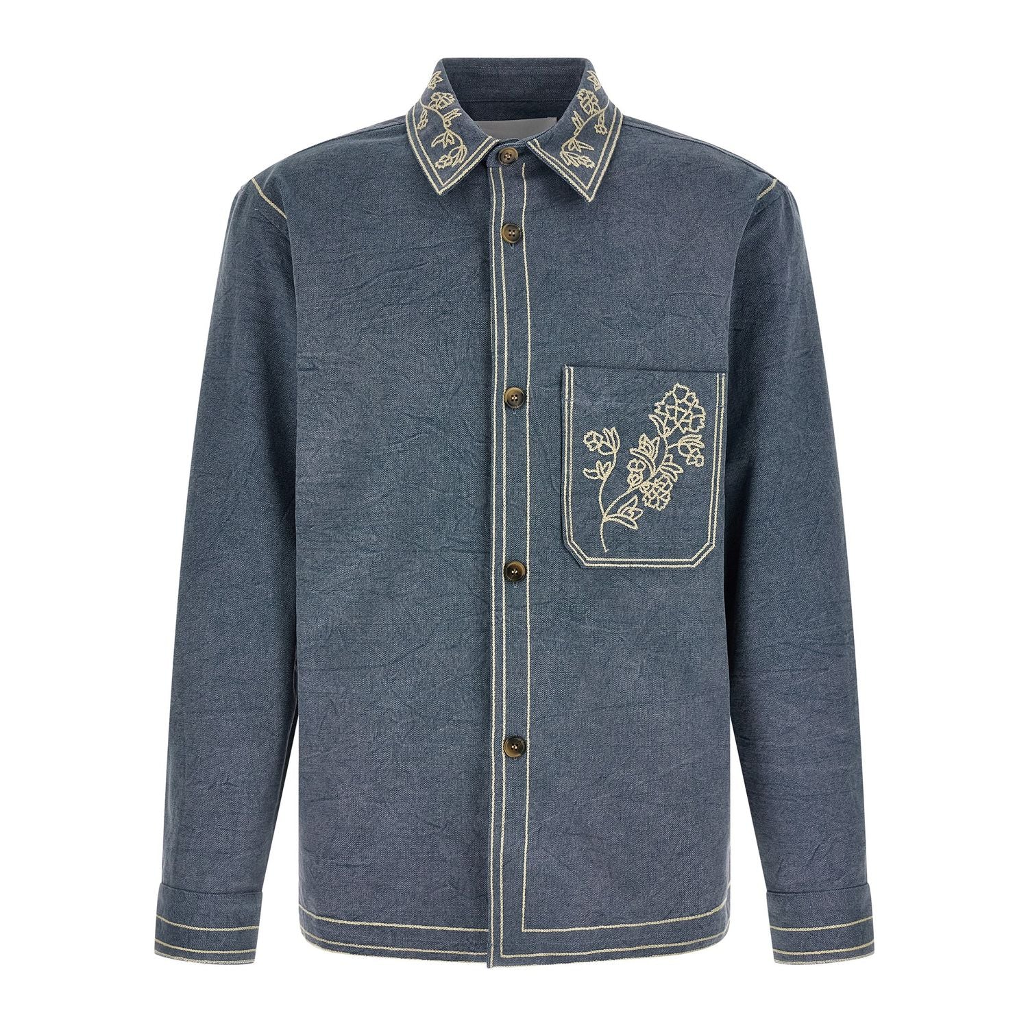 Isabel Marant Blue Cotton Blouse