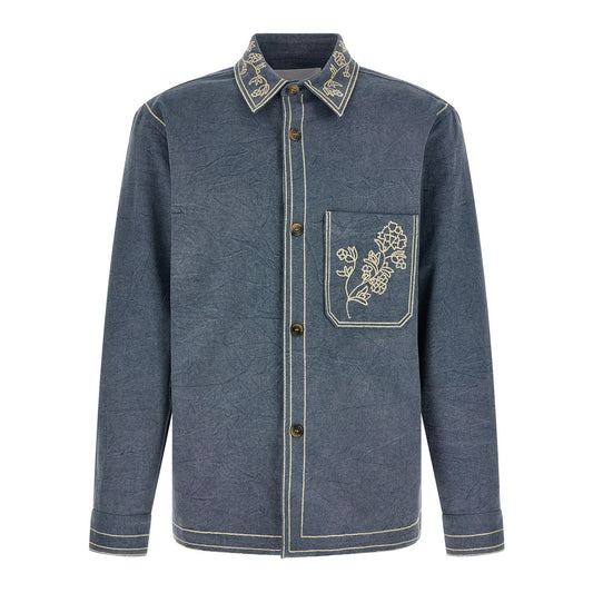 Isabel Marant Blue Cotton Blouse